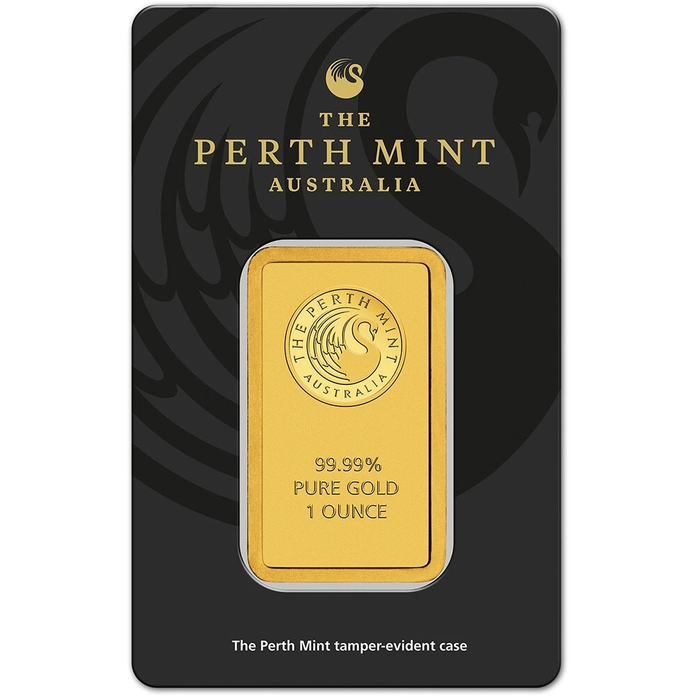 1 oz. Gold Bar - The Perth Mint - 99.99 Fine in Sealed Assay