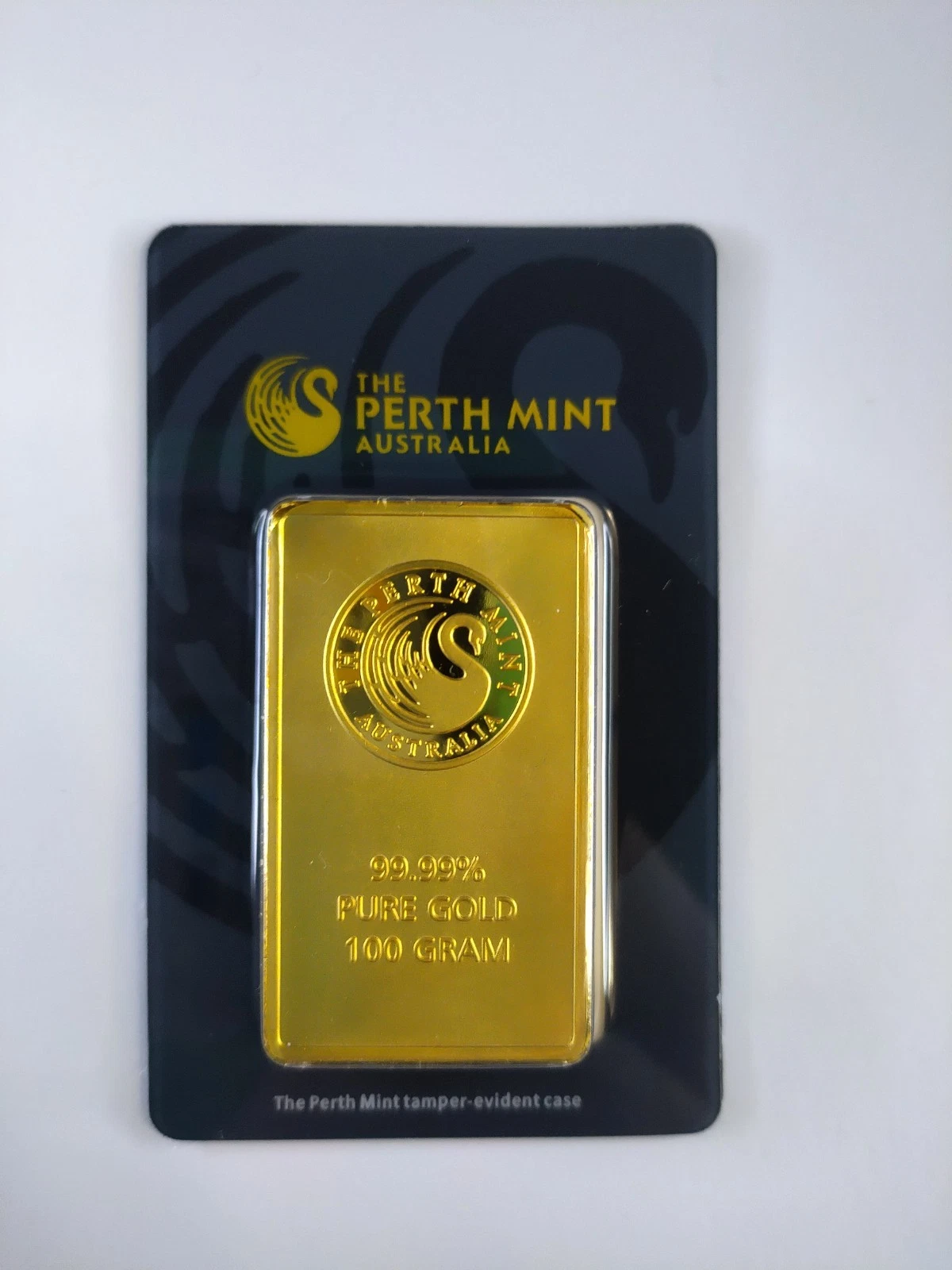 100 gram Gold Bar - The Perth Mint (In Assay)