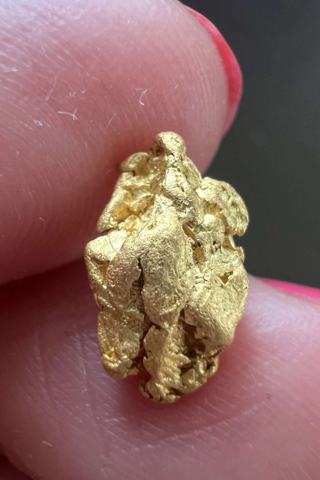 1.23 Grams Australian Natural Gold Nugget - QLD, pristine, dense, rich-buttery