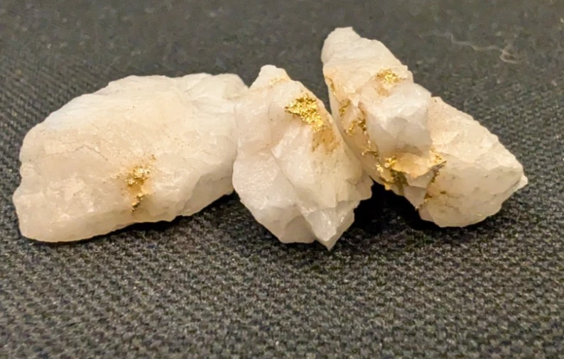 13.4 gram Gold Nugget Specimens in Quartz GENUINE & NATURAL From Kalgoorlie W.A.