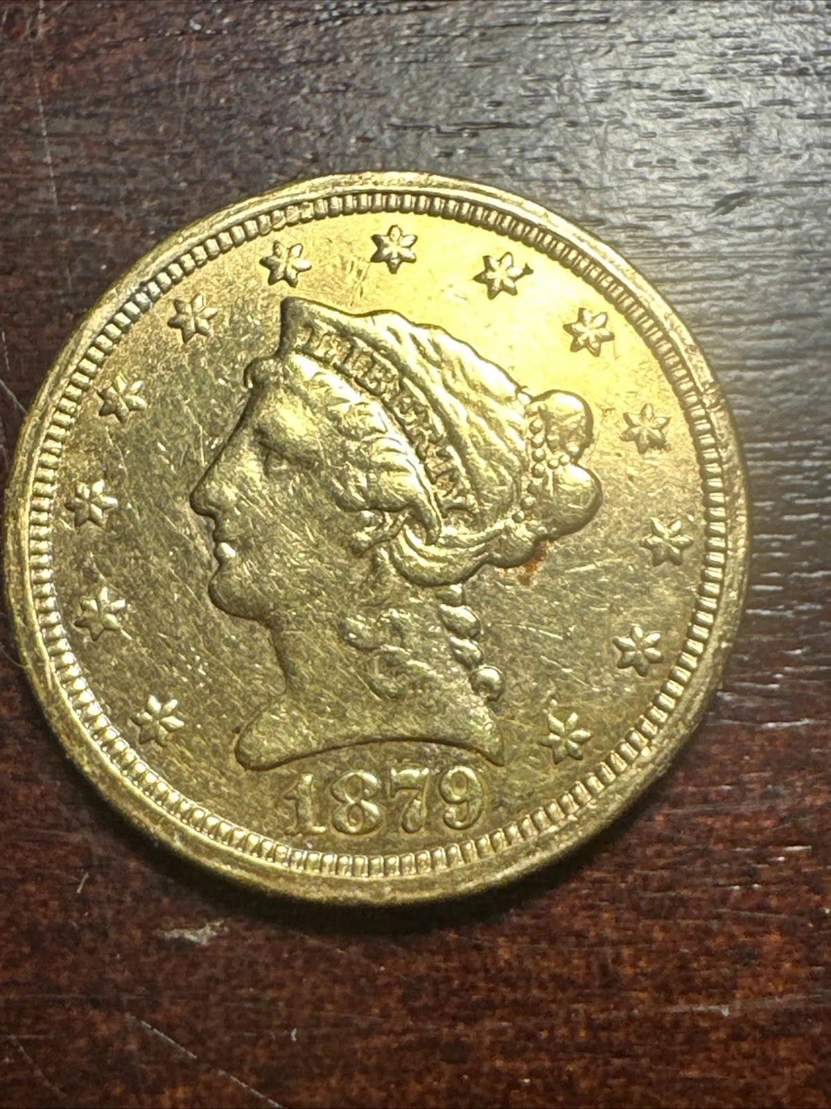 1879 S 2 1/2 Dollar Gold Coin We Combine Shipping Quarter Eagle