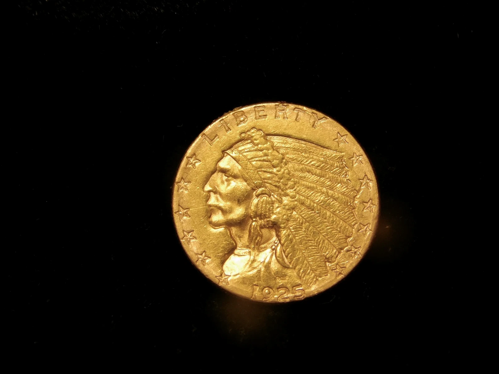 1925-D $2.50 Indian Head Gold Quarter Eagle - Ex-Jewelry