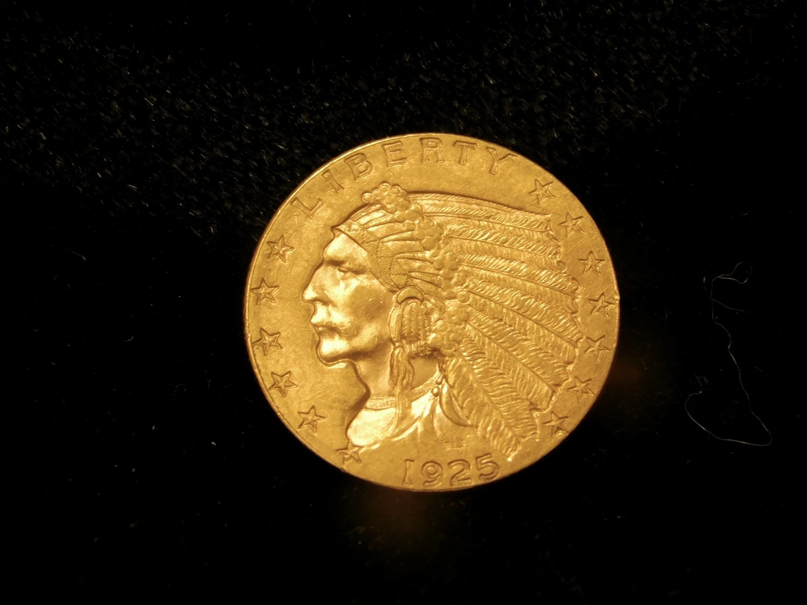 1925-D $2.50 Indian Head Gold Quarter Eagle - UNC