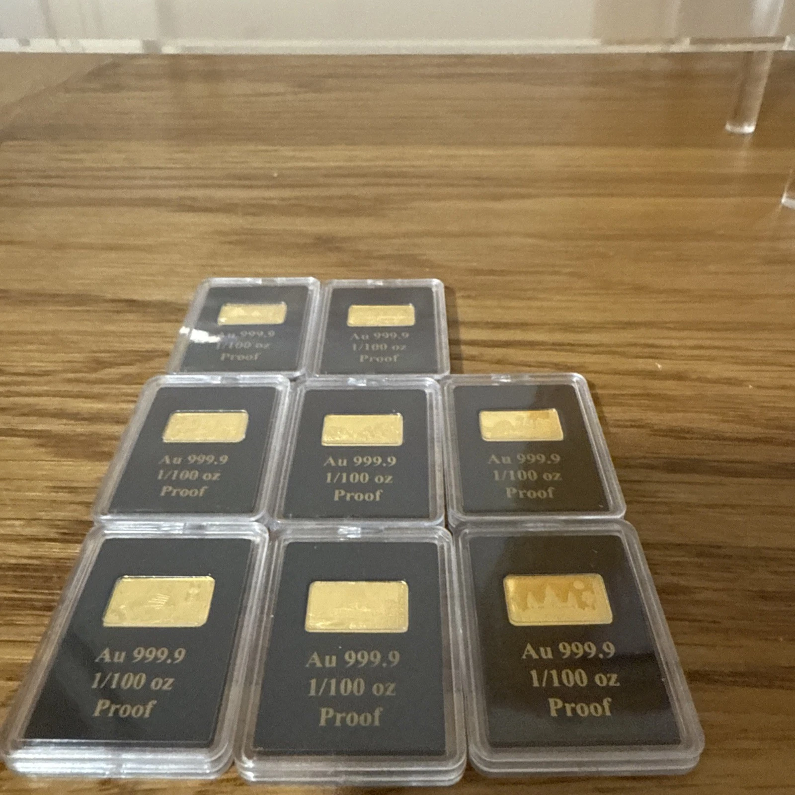 24K Gold Bar 2.488 Grams (8x0.311 Bars )