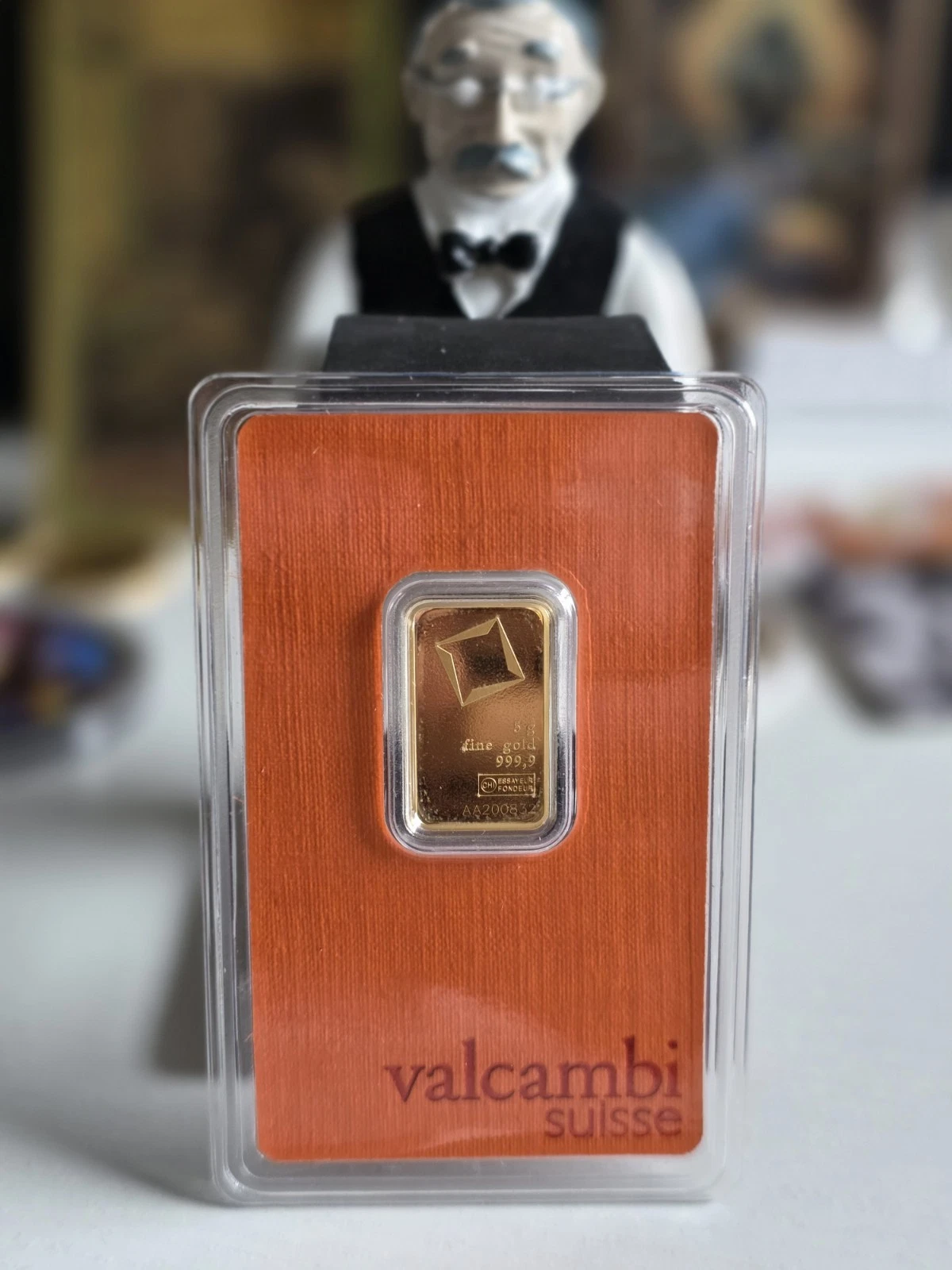 5 gram Gold Bar - Valcambi Suisse - 999.9 Fine in Sealed Assay Gold Bullion