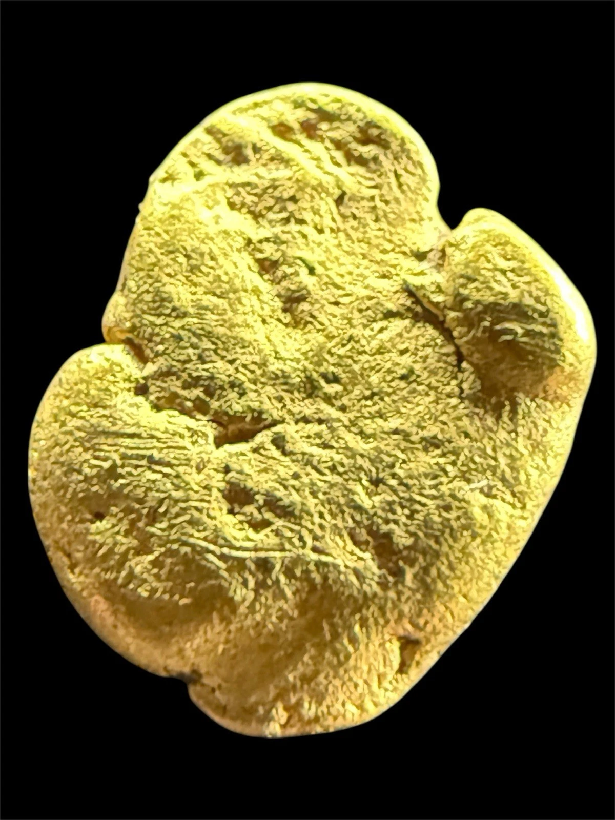 .595 GRAMS CALIFORNIA NATURAL PURE GOLD NUGGET GENUINE #CA200