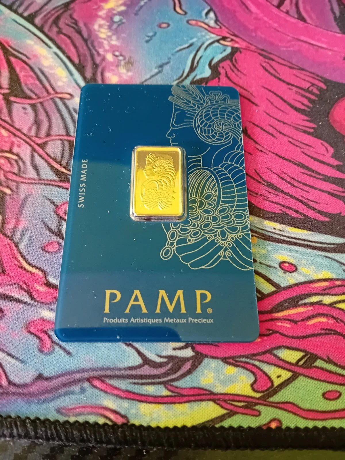 5g PAMP Suisse Lady Fortuna Gold Bar .9999 Fine 24K New Sealed Veriscan Assay