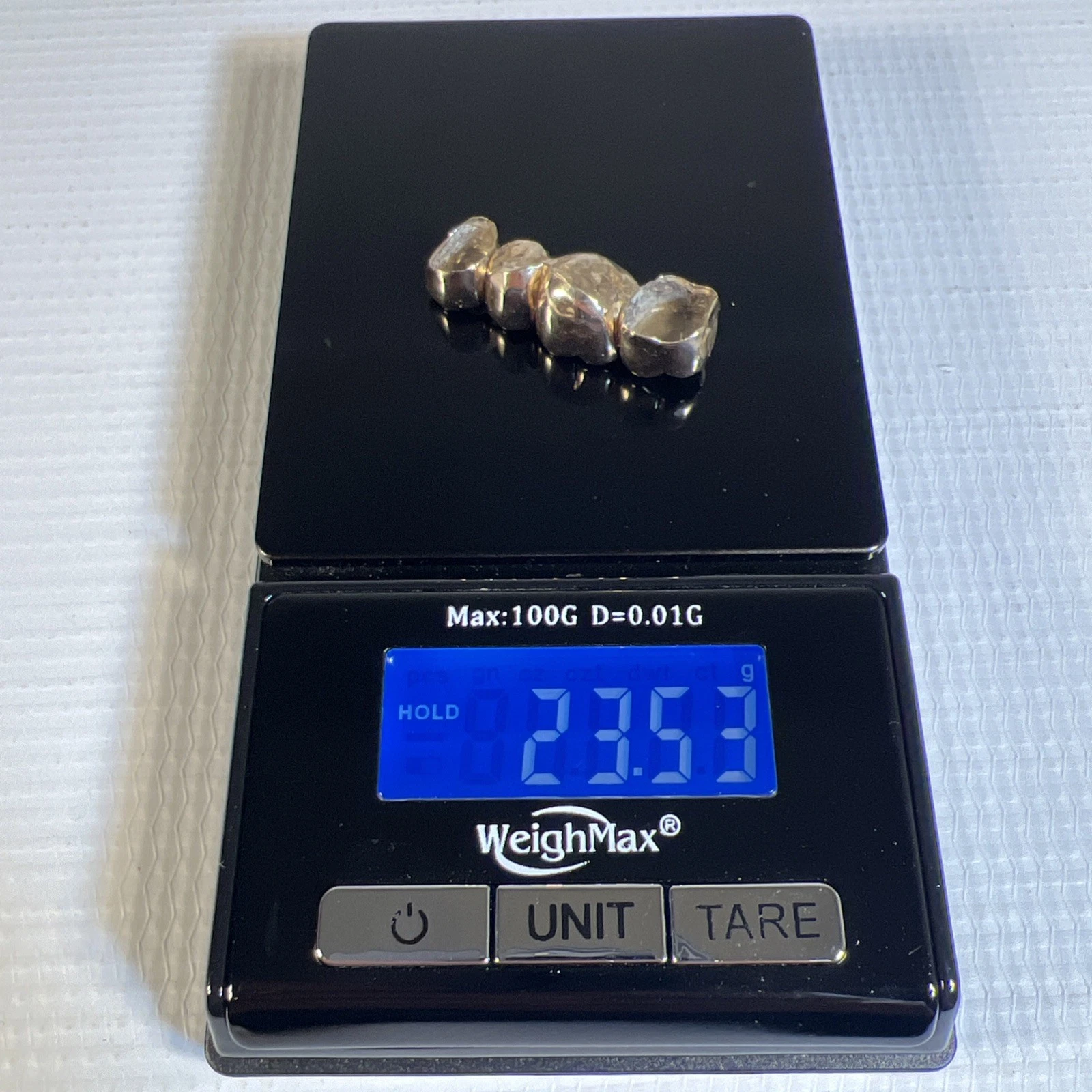 Dental Gold Bridge Scrap 23.5g Acid Tested 14k-18k Solid Gold