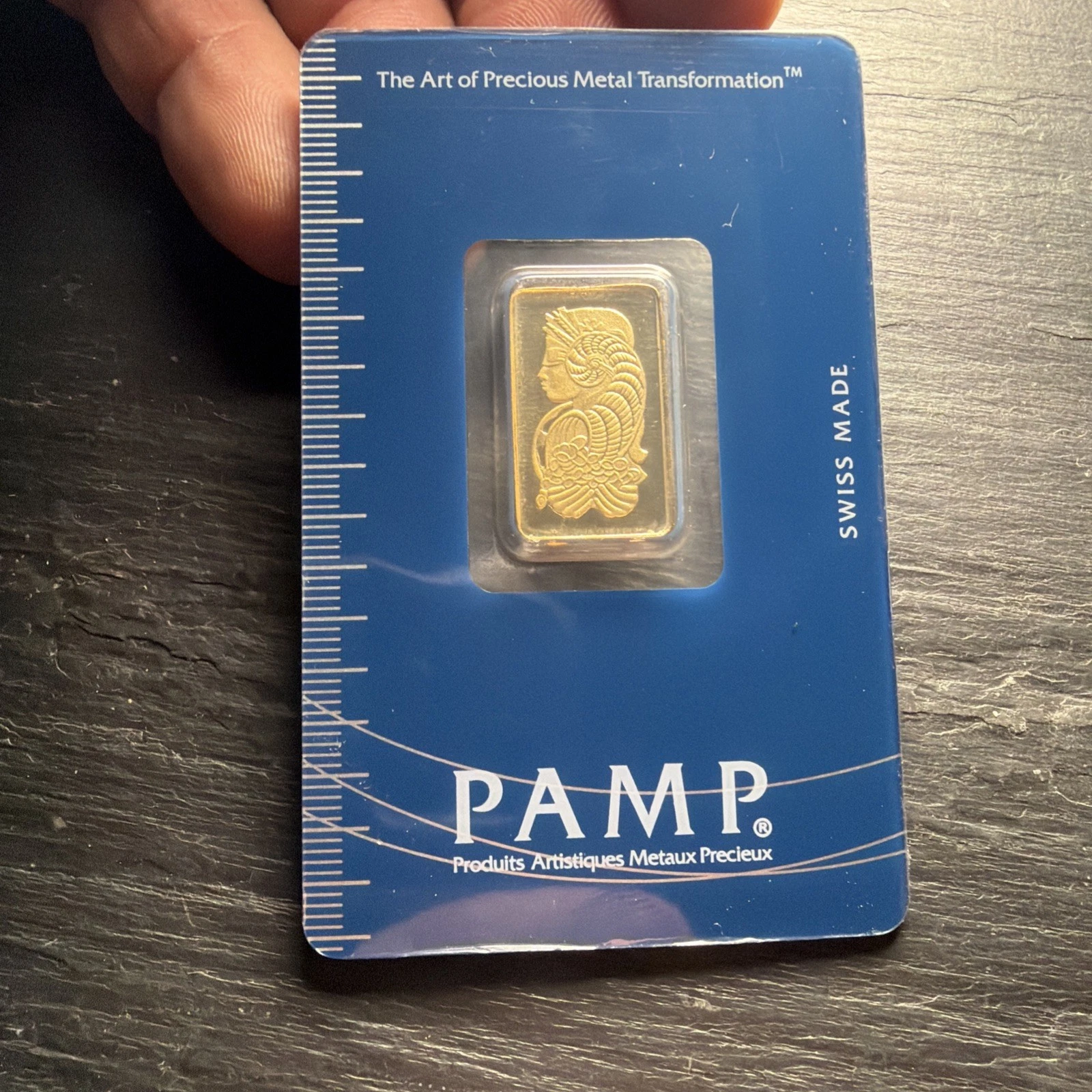 PAMP 5 Gram Gold bar Minted Brand New Sealed 999.9 Fine Gold certified mint