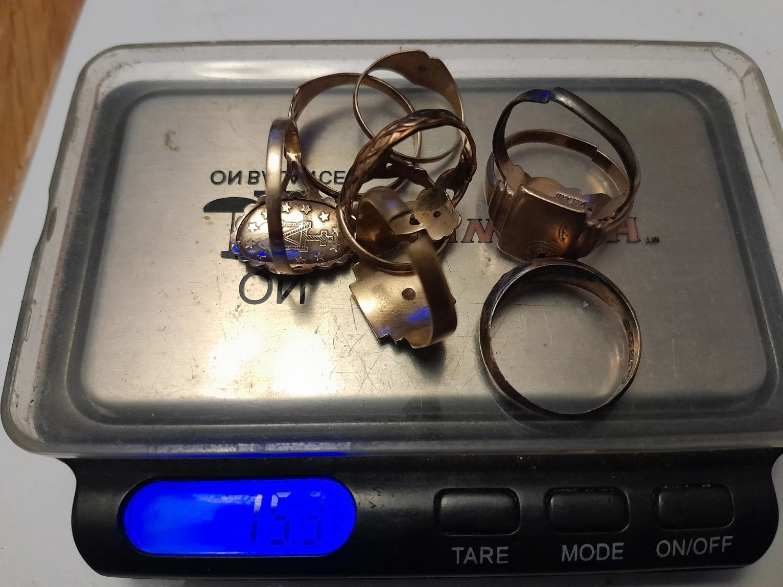 Scrap 9ct Gold 15.3g Scrap