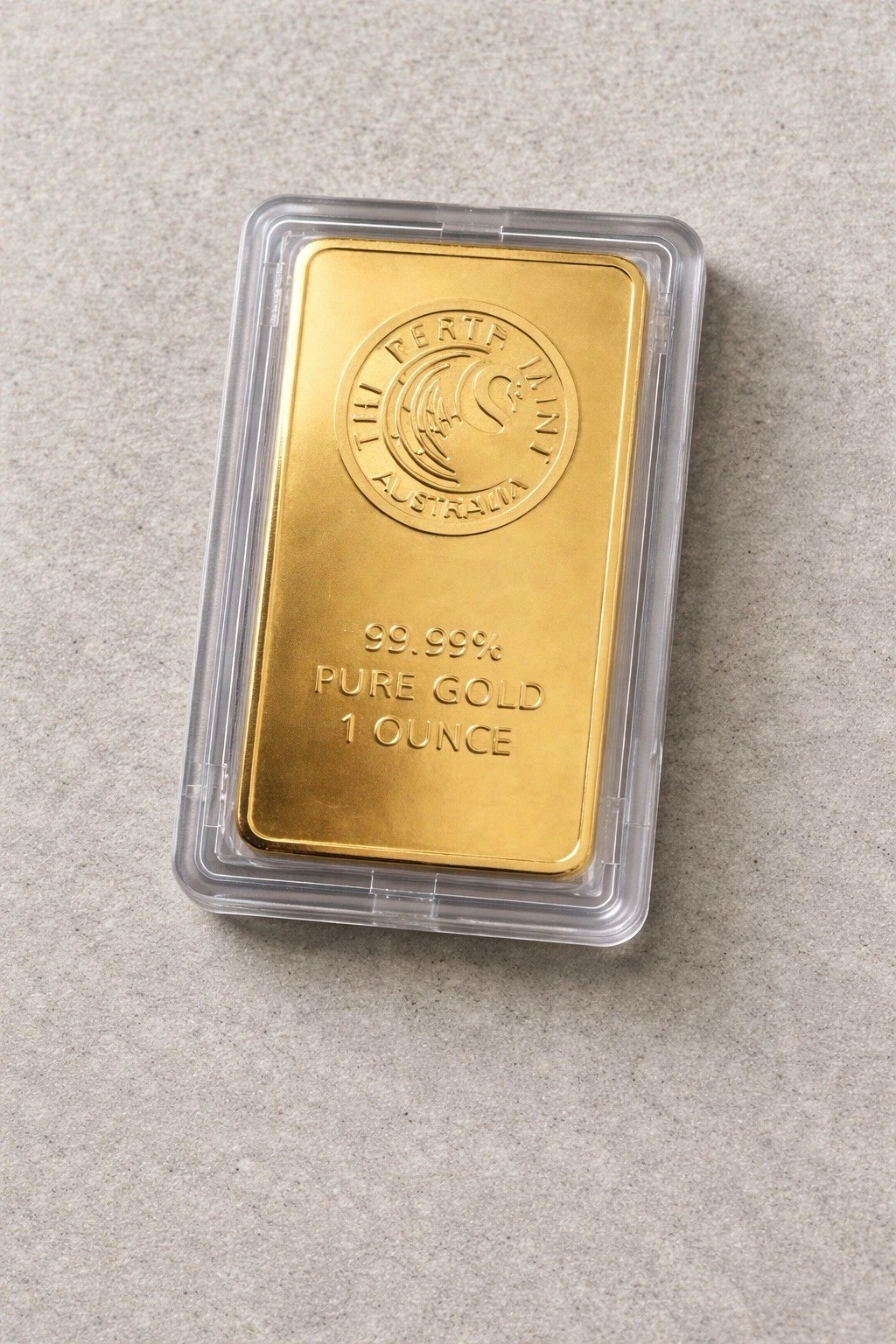 The Perth Mint 1 oz Gold Bar 99.99% Pure Gold