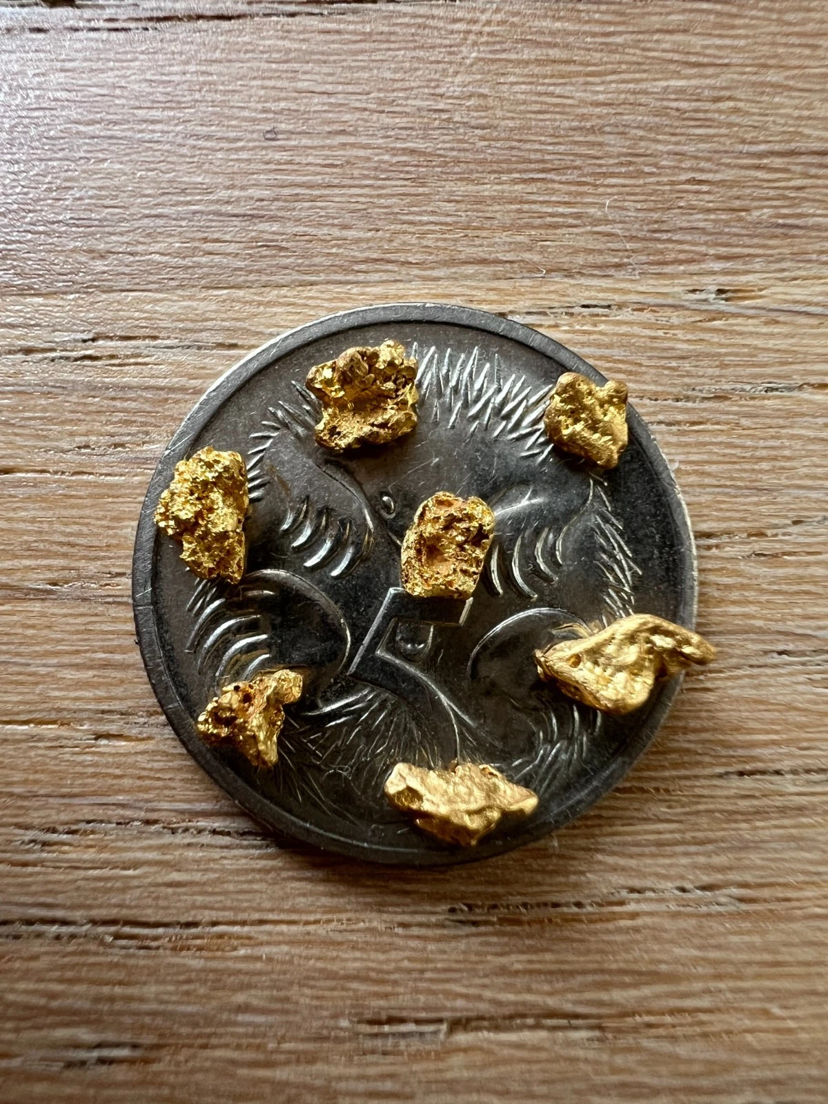 Total 1.03 Grams Australian Natural Gold Nuggets - QLD, seven fabulous nuggets